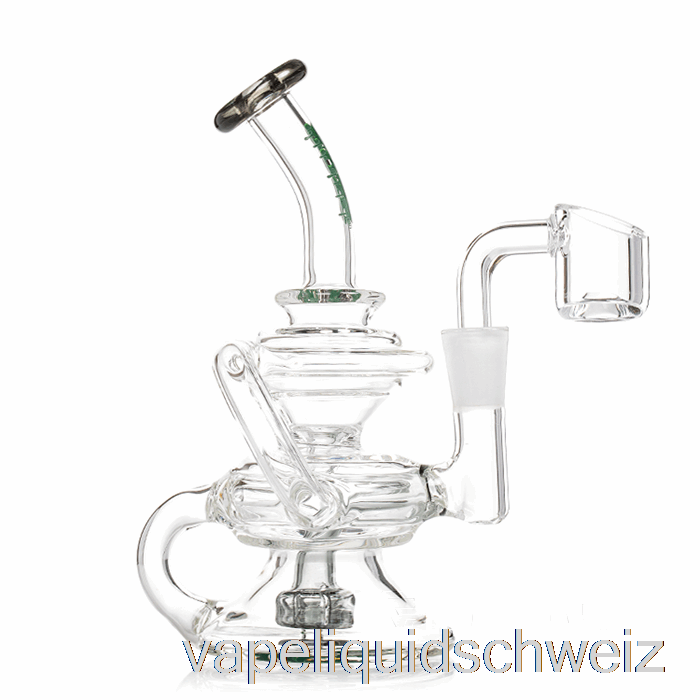 Ooze Rip Tide Mini Recycler Dab Rig Meersand Bernstein (klar / Bernsteinfarben) Vape Ohne Nikotin